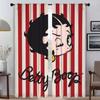 B-bettys BoopS Závěsy do obývacího pokoje Zatemňovací závěsy 2 kusy Stínidla Dělicí tylové závěsy do ložnice Kuchyně Elegantní
