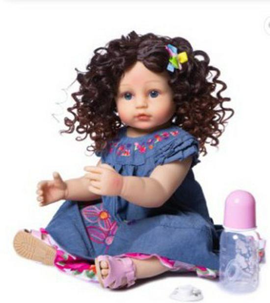 NPK Genuine 55CM Waterproof Full Silicone Reborn Baby Doll