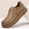 Fashion Spring Autumn Men's Casual Shoes Breathable Leather Sneakers Loafers Super Soft Male Walk Flats Driving Shoes Business Trainers
