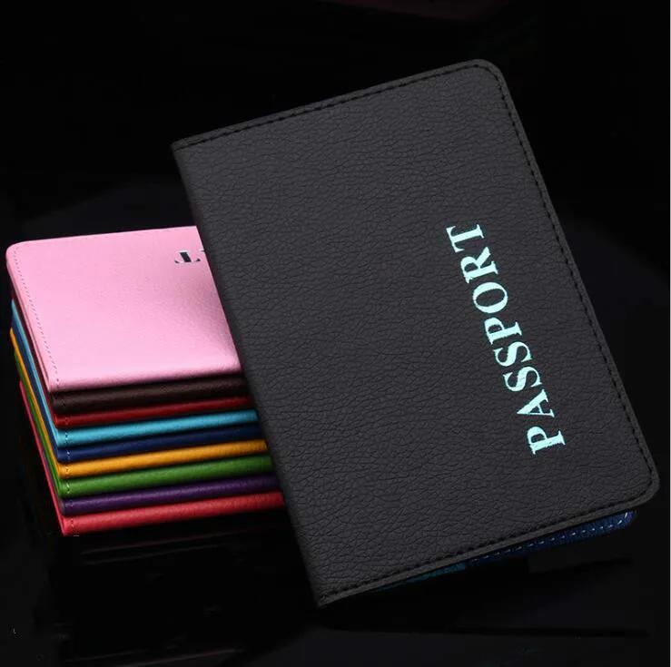 

Новый узор из искусственной кожи, обложка для паспорта на приключение, женский проездной документ, держатель для билетов, женский чехол для паспорта для девочек чёрный