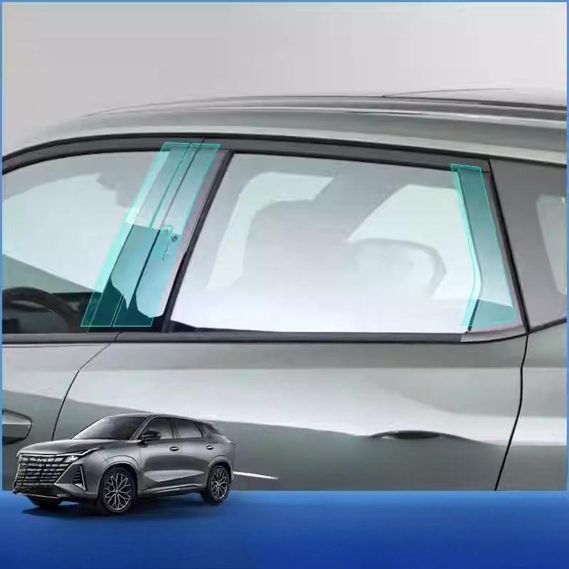 Anti-Scratch TPU Transparent B-Pillar Film for Changan UNI-Z Factory Style Auto Mod Protective Accessory