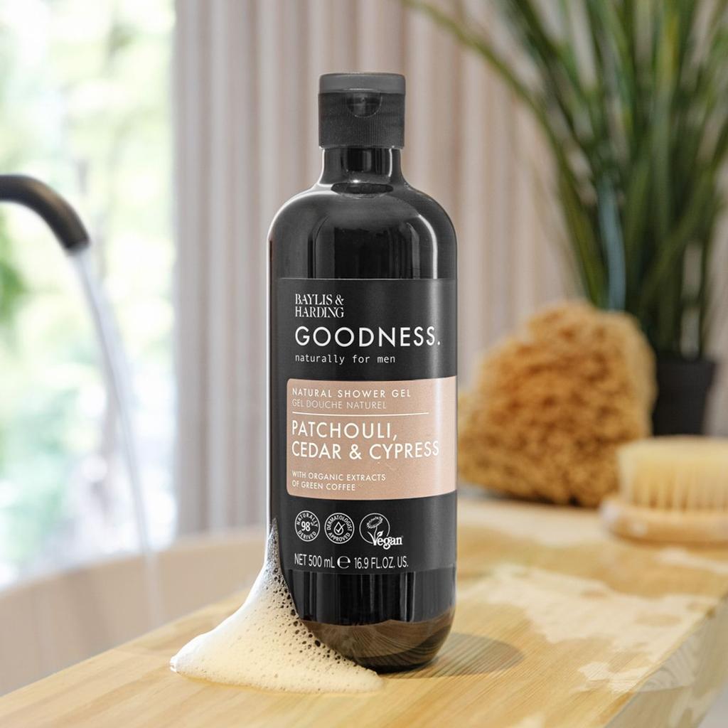 Goodness Men's Shower Gel 500ml x 2 types