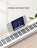 Rechargeable 88-Key Foldable Portable Bluetooth MIDI Keyboard for Beginners and Adults