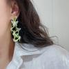 Rice Bead Acrylic Butterfly Tassel Earrings Fashion Long Earrings Light Luxury Premium Versatile Earrings