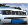 Accessories For Jeep Compass 2017 2018   Front Upper Bumper Grille Racing Grill Cover Trim Decoration Frame Car Styling