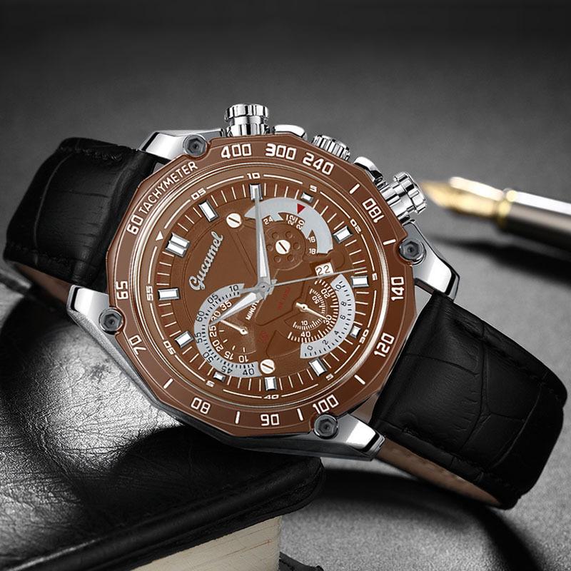 GUCAMEL New Watch Electronic Watch Calendar Watch Wristwatch