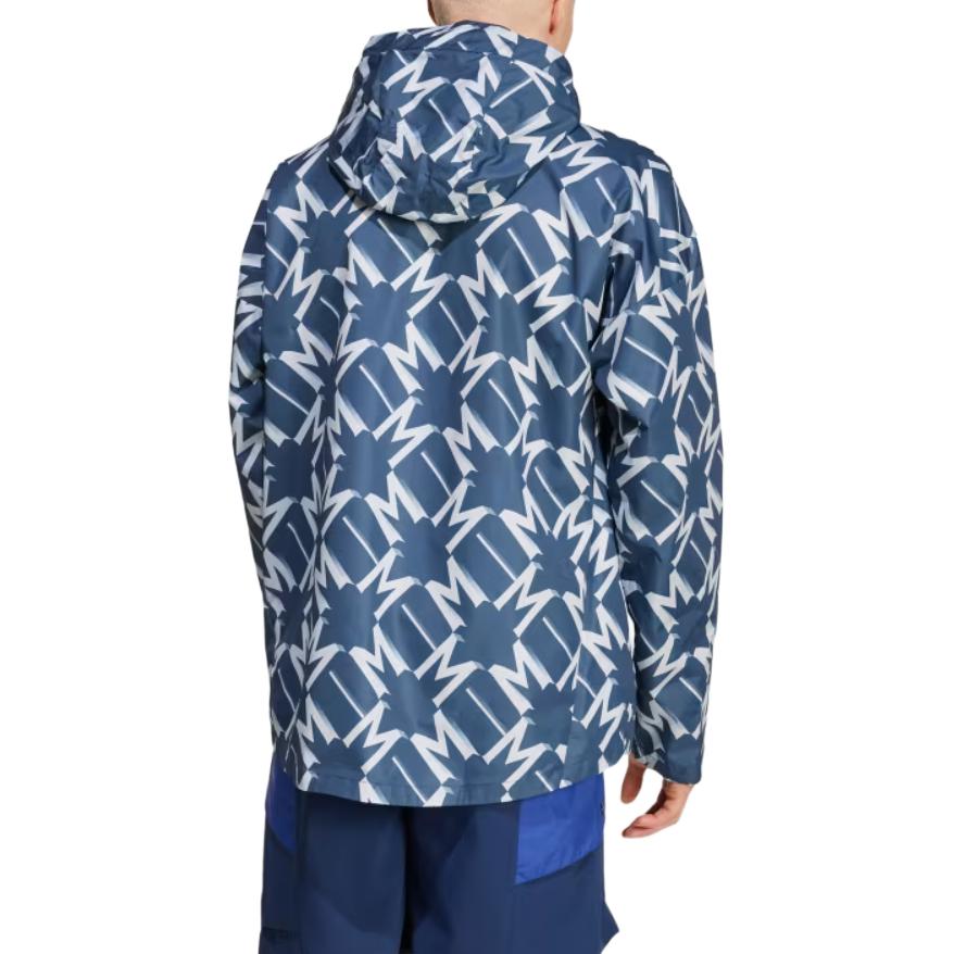 Adidas Manchester United Seasonal Half-Zip Windbreaker Men Outerwear Blue IT4194