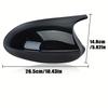 For BMW 3 Series E90 2005-2011, E92 E93 2006-2009  2Pcs Side RearView Mirror Cover Caps Protective Cover Mirror Tools Case Gloss