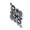 2025 Retro Carved Ethnic Flower Ring - Imitation Thai Silver Women's Jewelry