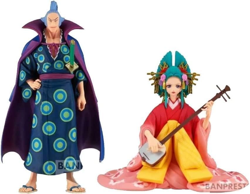 

ONE PIECE DXF THE Grandline EXTRA KOMURASAKI + DENJIRO Figure Все 2 типа маленьких фиолетовых + Fujiro