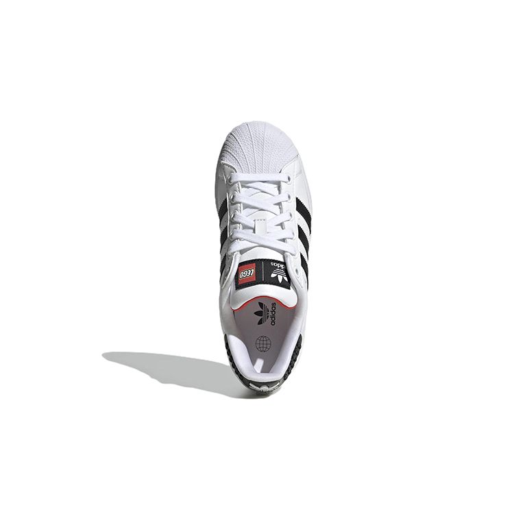 LEGO x adidas Superstar J White Pantone Kids Sneakers Cloud-White Core-Black GV8885