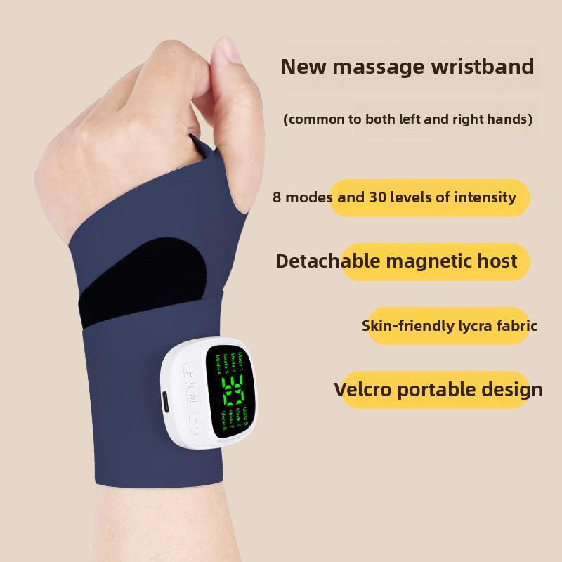 

Adjustable Electro-Muscle Wrist Sleeve – Targeted Massage & Tendon Support for Hand Mobility, Recovery & Joint Stability