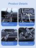 New Gravity-Sensing Car Air Vent Phone Holder - 4-Point Anti-Slip Clamp + Fan Blade Stabilizer, Universal for All Phones