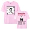 Bruno Mars The Romantic Tour 2026 T-shirt Summer Short Mens Tshirts Streetwear Hip Hop Singer Graphic Print Shirt 100%cotton Couple Matching Outfit