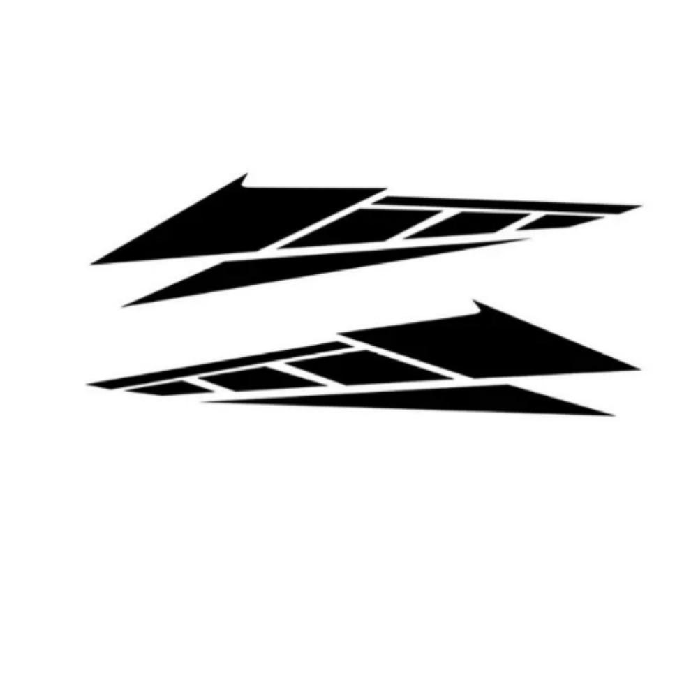 1 Pair Motorcycle Front Fender Anti-Scratch Waterproof Motorbike Car Decorative Stickers Motor Body Accessories