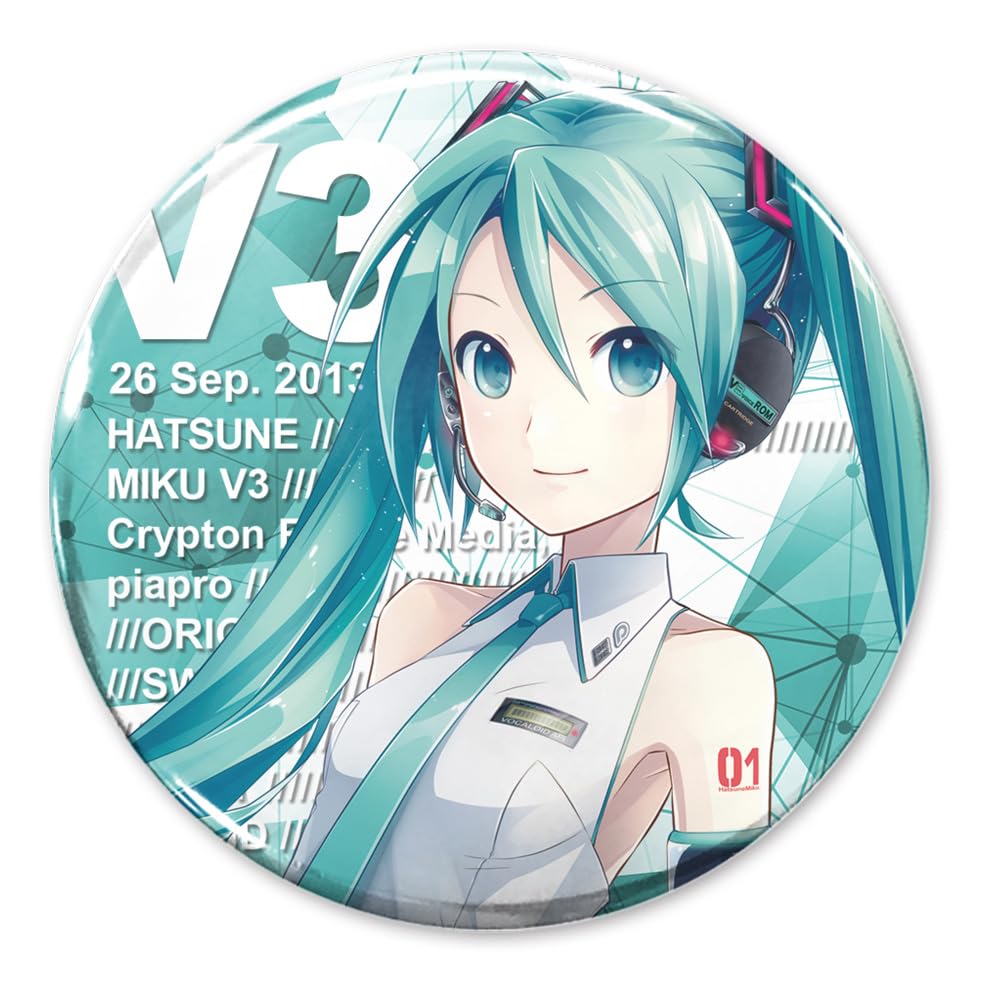 COSPA Hatsune Miku V3 Can Badge