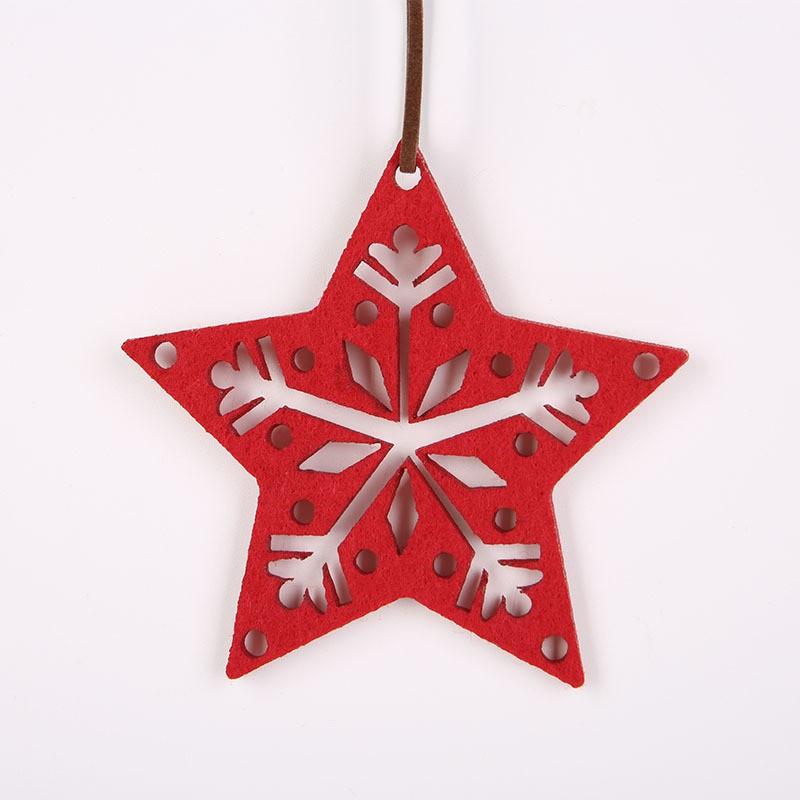 Neue Niedlichen Tier Cartoon Weihnachten Filz Anhänger Rentier Weihnachtsbaum Anhänger Party Navidad Dekorative Anhänger Urlaub Lieferungen