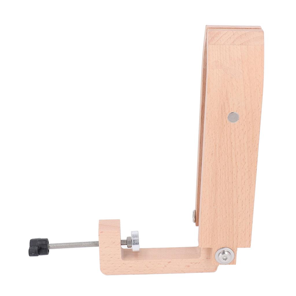 Clește de Cusut Manual cu Cheie Hexagonală Lemn de Fag Desktop Rotativ Clește de Cusut pentru Piele DIY