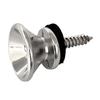10Pcs Guitar Strap Locks Buttons with Mounting Screws and Washers Metal Guitar Strap Buttons Lock Security Straplocks