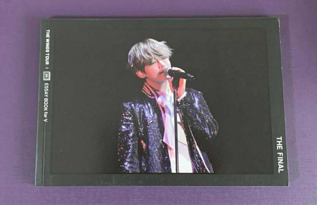 [USED] BTS Wings Tour Final Official Essay Book Taehyung V