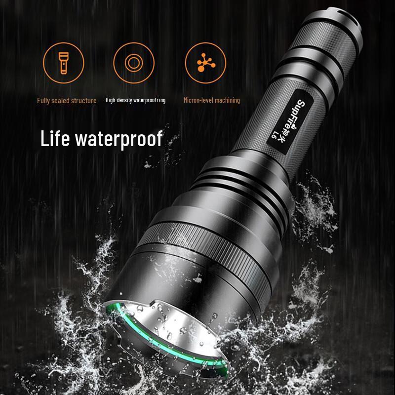 Shenhuo L6 Rechargeable Long-Range LED Flashlight