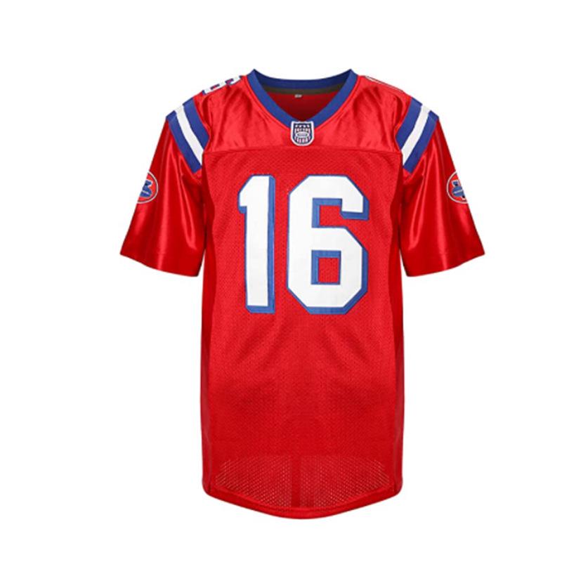 

Red Size 16 Embroidered Football Jersey Sports Vest M червоний