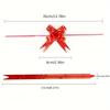 10/20/50/100pcs Gold Edge Hand-drawn Flower Festive Decoration Christmas Gift Binding Small Bow Hand-drawn Flower Ribbon