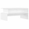 VidaXL Table basse blanc 90x55x42,5 cm bois d'ingénierie 834278