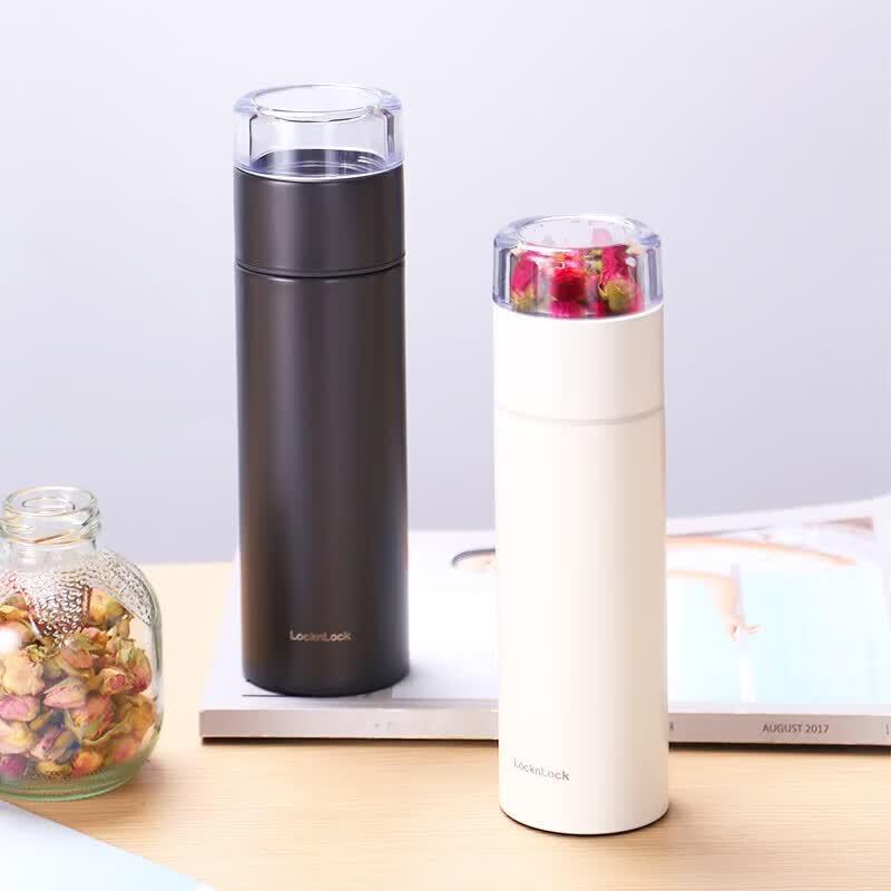 

LOCK&LOCK 316L Stainless Steel Tea Infuser Thermos Mug