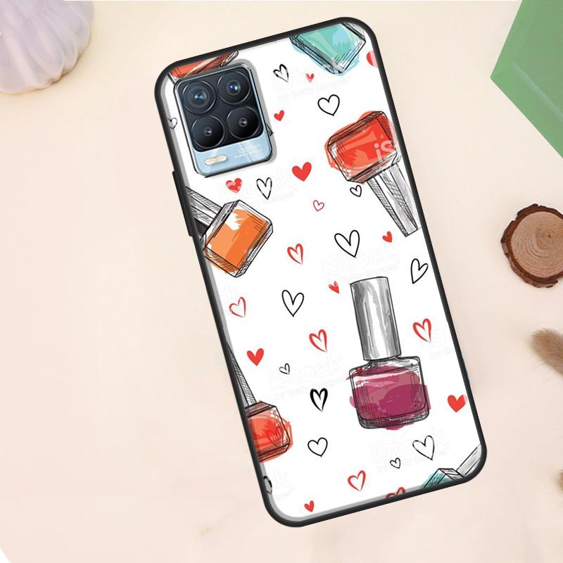 Schöne Nagellack-Emaille-Farbhülle Für Realme C63 C61 C65 C67 C75 C55 C51 C53 C35 C71 11 12 13 14 15 Pro Plus GT6 GT7 Pro