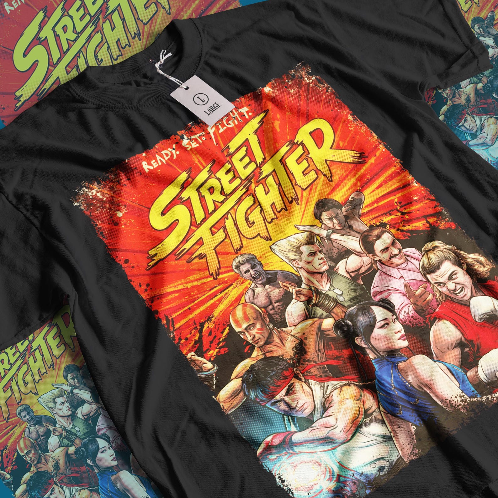 Street Fighter Movie T-Shirt: Vintage Superhero Movie Unisex Graphic Tee S