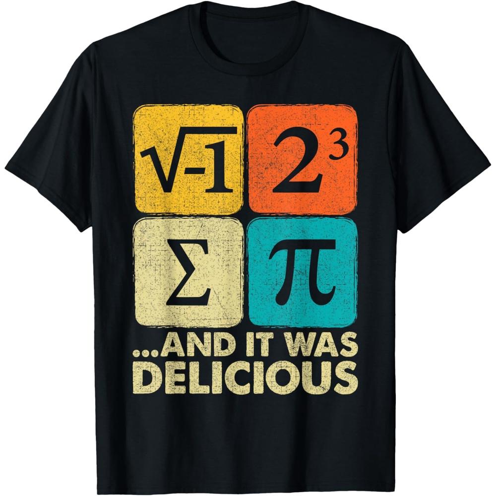 Funny PI Day Math Pun Cotton Men T Shirt XXL чёрный
