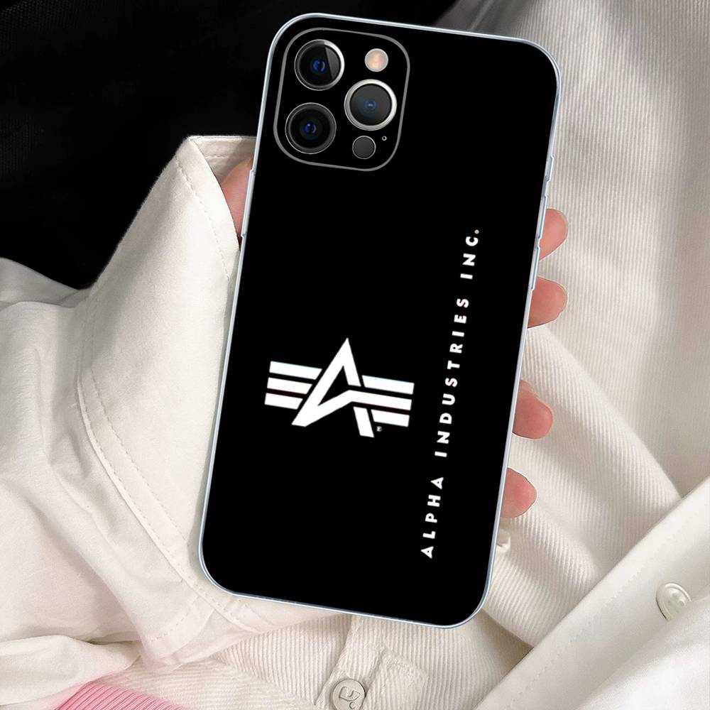 Jacket Alpha Industries Phone Case For IPhone 17 16 15 Plus 14 13 Mini 12 11 Pro Max Soft Shell Cover