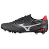 Morelia Neo 3 FG Comfortable Casual Shock Absorbing Durable Soccer Shoes Men Sneaker Black Silver Red P1GA209001