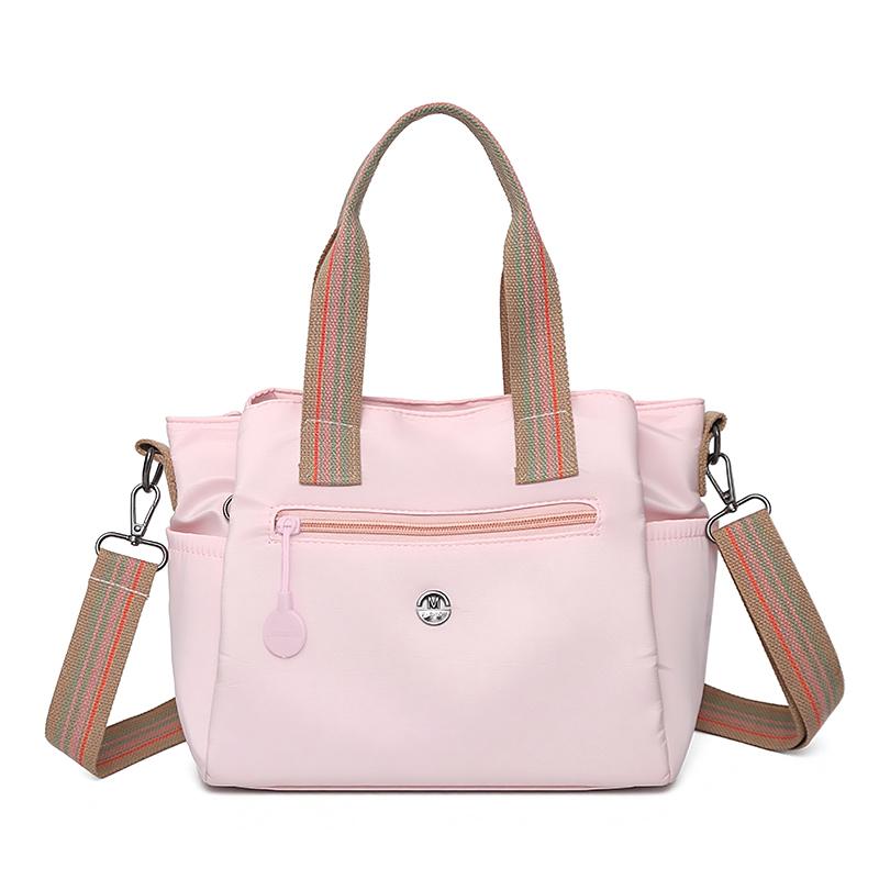 

Women s Nylon Crossbody Bag Shoulder Bag Water-Repellent Handbag розовый