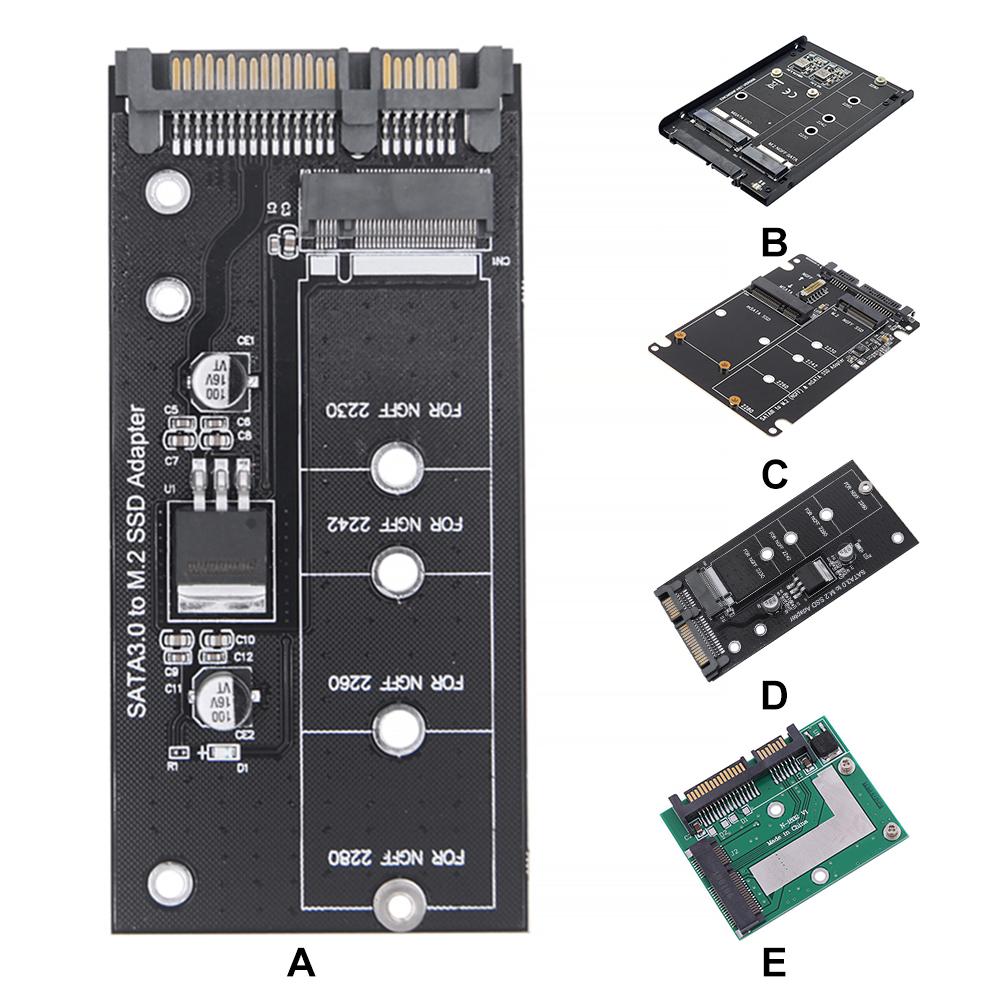 

Адаптер M2 NGFF на SATA 2,5 дюйма SATA3.0 6 Гбіт/с Riser Board B+M Key Підтримка картки конвертера M.2 на SATA 2230 2242 2260 2280 M2 SSD C