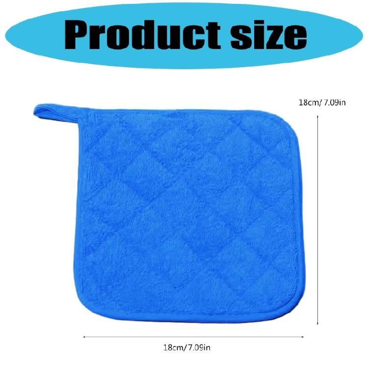 Reusable Heatproof Hanging Mats for Pots Pans Dishes Features Grid Pattern