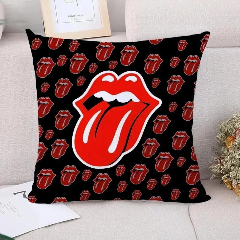 Decorative Pillows for Sofa Rolling Stones Cushion Cover X Couple Pillow Pillowcases X X Cushions Covers  Bed