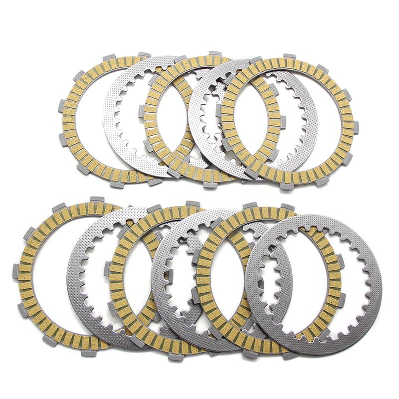 Clutch Friction Steel Plates Kit 22201‑KY2‑000 22321‑GHB‑811 Fit Honda CB500K CB550 CB650SC Nighthawk 650 Engine Clutch Disc