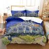 Van Gogh Oil Painting Beding Set 3D Printed Suitable for Bedrom Soft with Soft Fabric Duvet Cover Set With Pilowcases Children Kids Home Textile