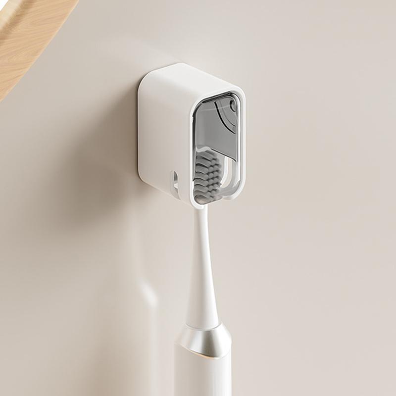 Dust-proof Electric Toothbrush Rack Toilet Toothbrush Rack Without Punching Toothbrush Holder Wall Mounted Bathroom Storage Rack