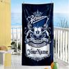 Fc Zenit Saint‑petersburg Personalized Text Beach Towel Quick-Dry Soft Microfiber Suitable for Sports Travel Swimming Yoga Bathroom Beach And Pool