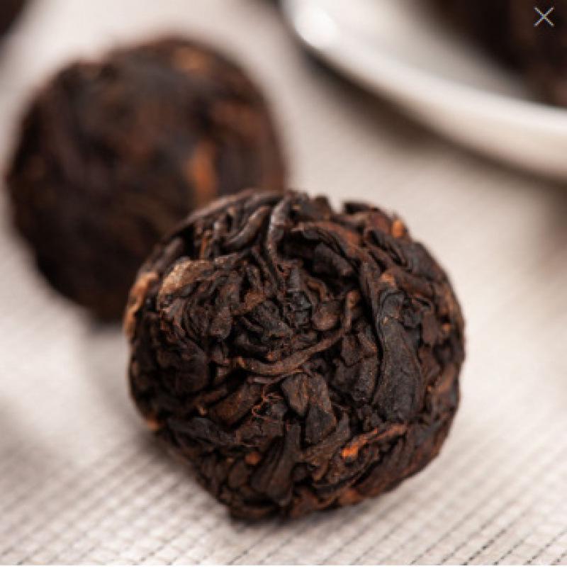 Mingka Yunnan Pu er Tea: Menghai Ancient Tree Mini Tuocha Ripe Dragon Ball, 1000g
