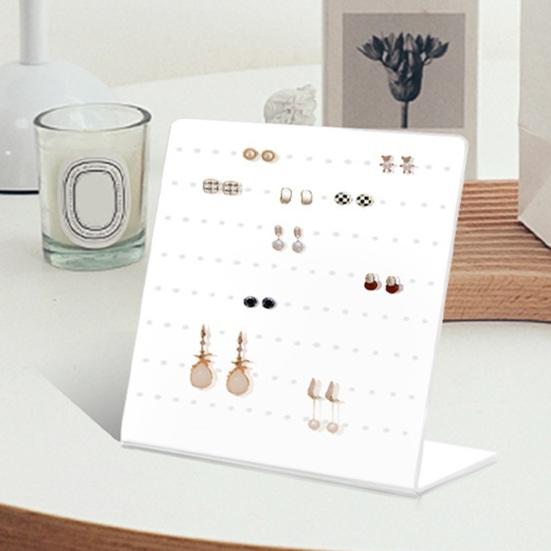 Acrylic Earring Rack Stylish Jewelry Display Space-Saving Long Lifespan Jewelry Rack for Store Home