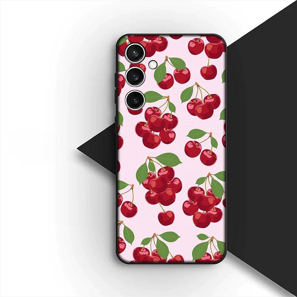 Phone Cover for Apple iPhone 17 Air 12 13 Pro Max Mini ProMax 7 + 8 Plus 7+ 8+ Soft Case Cherry Strawberry Fruit Summer Avocado