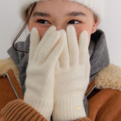 OVLA ovale Spitze Wollstrickhandschuhe_Farben GL002