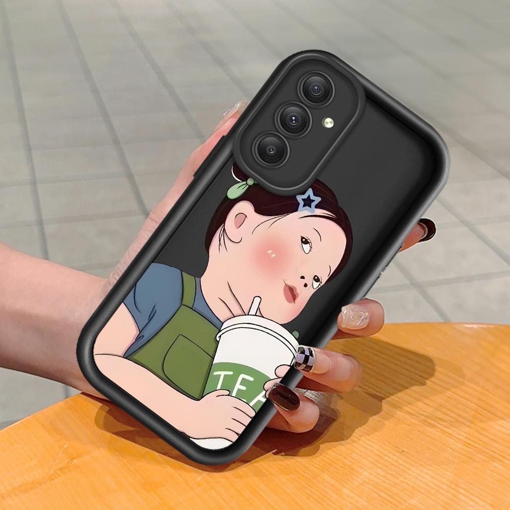 Soft Silicone Square Ladders Cartoon Pattern Full Cover Camera Protection Shockproof Case for Huawei Honor Xiaomi Redmi Samsung