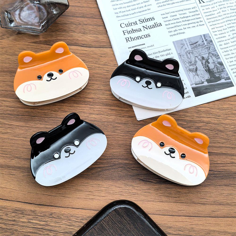 

Acetate Cute Puppy Hair Claw Clip for Women - Smiling Bear Cartoon Design
