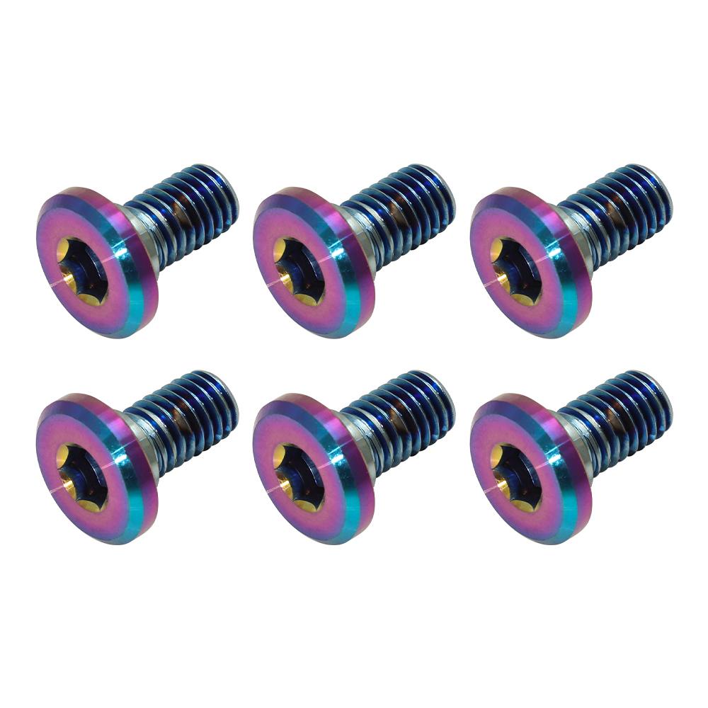 Rear Brake Disc Bolt Screws For Kawasaki KX125 250 KX250F 450F KX250X 450X 2003-2023