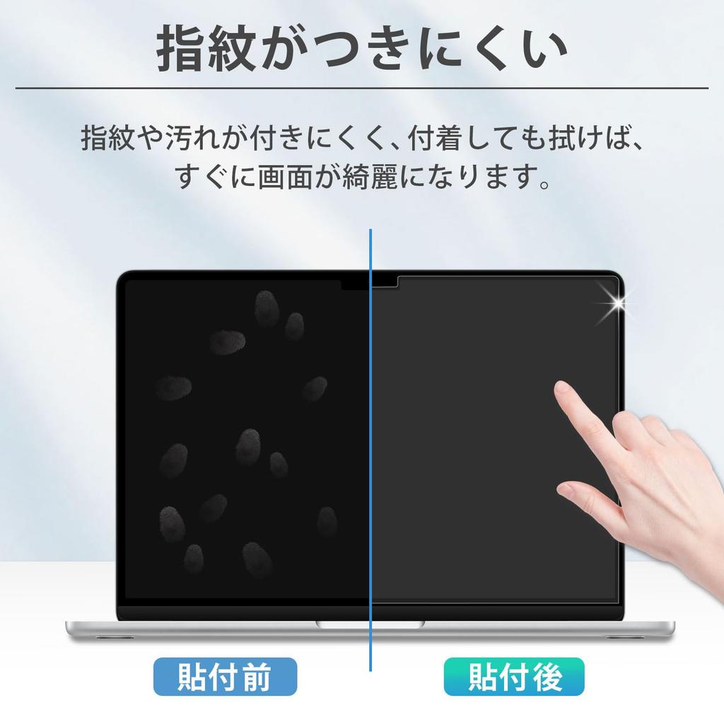 screen protector for MacBook Air 2026 2022 Blue light fingerprint and Anti-glare 13.6 M5/M4/M3/M2 (2025, 2024, models). cut, anti-reflective,